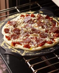 3572 – Pizza Stone (BBQ) – 37cm Charcoal LS4