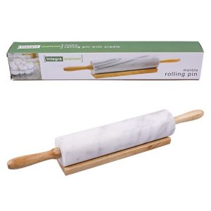 Integra Maison Marble Rolling Pin with Cradle