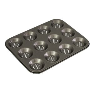 Bakemaster Perfect Crust 12 Cup Shallow Baking Pan
