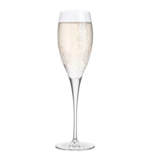 Luigi Bormioli Diamante Prosecco Champagne Glasses - Set of 4