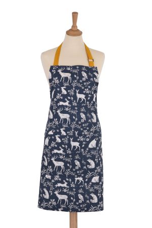 Ulster Weavers "Forest Friends - Navy" Cotton Apron