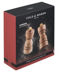 31570 – Cole & Mason – London Mills Natural Beech Gift Set 13cm – PK – 02