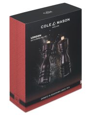 31576 – Cole & Mason – London Mills Chocolate Wood Gift Set 18cm – PK – 02