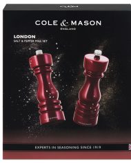 31582 – Cole & Mason – London Mills Red Gloss Gift Set 18cm – PK – 01