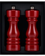 31582 – Cole & Mason – London Mills Red Gloss Gift Set 18cm – PK – 03