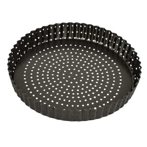 Bakemaster Perfect Crust Loose Base Quiche Pan 25cm