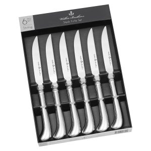 Wilkie Bros Stirling 6 Piece Steak Knife Set
