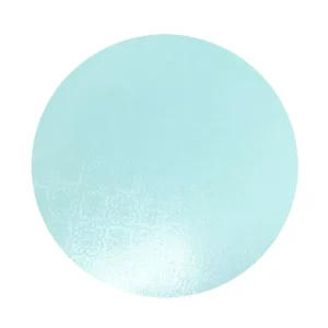 6mm MDF Round Cake Board - Blue - 20cm/8in