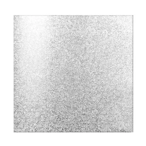 6mm MDF Square Cake Board - Silver - 35cm/14in