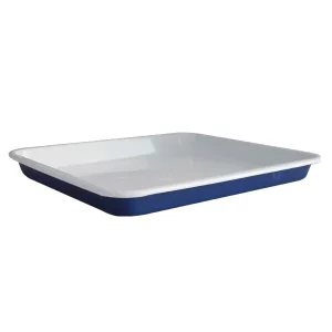 Dishy Enamelware Baking Tray 30cm - Mineral