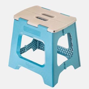 Vigar Compact Folding Stool - Blue 32cm