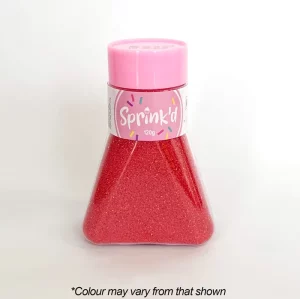 Sprink'd Sanding Sugar 120g - Red