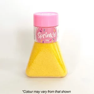 Sprink'd Sanding Sugar 120g - Yellow