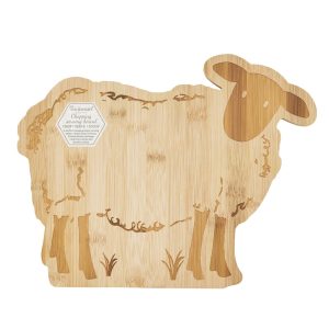CookSmart Highland Sheep Bamboo Serving Board