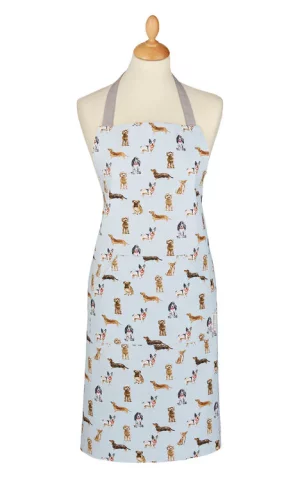 CookSmart Curious Dogs Cotton Apron