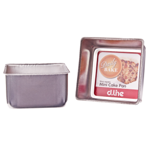 Daily Bake Aluminium Mini Square Cake Pan 10cm