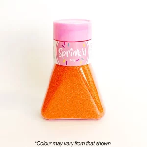 Sprink'd Sanding Sugar 120g - Orange