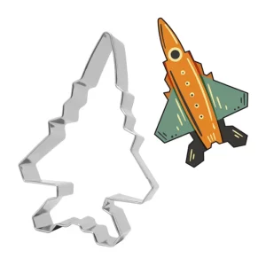 Cake Craft Fighter Jet Cookie Cutter