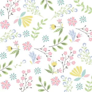 Paper + Design Pastel Florals Luncheon Napkins