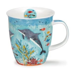 Dunoon Nevis 'Flippers - Dolphin' Mug