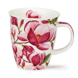 Dunoon Nevis 'Magnolias - Dark Pink' Mug