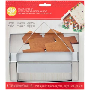 Wilton Gingerbread House Cutter Set
