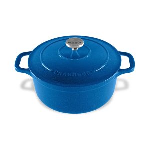 Chasseur Round French Oven Blue Sparkles 26cm/5.0L