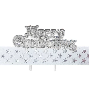 Anniversary House White and Silver Stars Cake Ribbon Kit