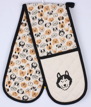 Hot House "Dog Look" Double Oven Glove