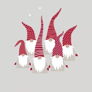 Paper + Design Scandic Santas Luncheon Napkins