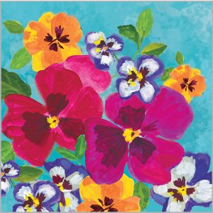 PPD Pansy Power Cocktail Napkins