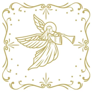 Paper + Design Angel Deco Luncheon Napkins