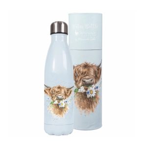 Wrendale Designs 'Daisy Coo' Cow Water Bottle 500ml