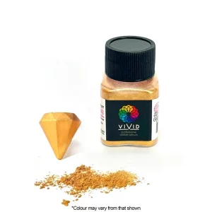 Vivid Warm Gold Edible Metallic Dust 10g