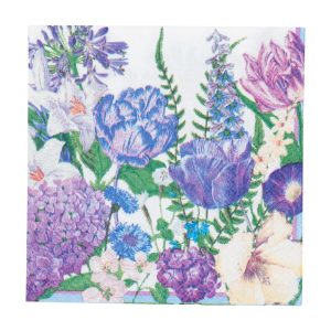 Caspari Shades of Blue Cocktail Napkins