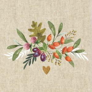 PPD Forest Herbs Luncheon Napkins