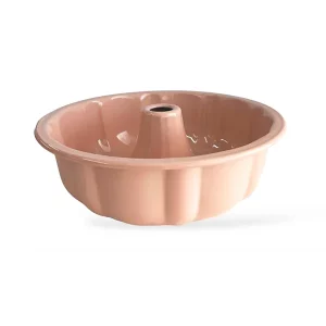 Dishy Enamel Clay Pink Bundt Pan 26cm