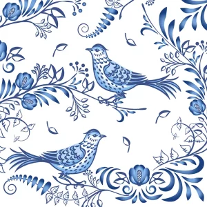 Paper + Design Porcelain Bird Luncheon Napkins