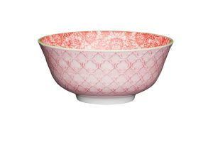 Mikasa Do It All Bowl - Red Damask