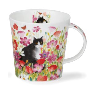 Dunoon Cairngorm 'Pretty Paws - Black & White' Mug