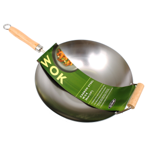 d.line Carbon Steel Wok 36cm