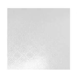 6mm MDF Square Cake Board – White – 35cm/14in