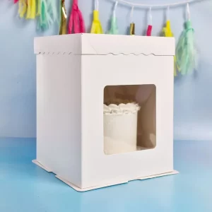 Cake Craft Window Cake Box 8 x 8 x 10.2in