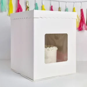 Cake Craft Window Cake Box 12 x 12 x 13.3in