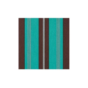 Françoise Paviot "Stripes - Turquoise" Dinner Napkins