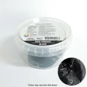 Cake Craft Black Fondant 200g