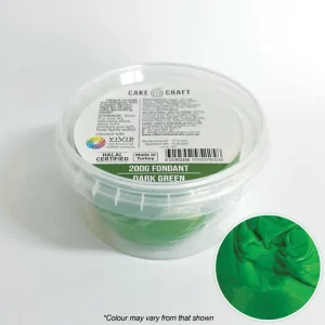 Cake Craft Dark Green Fondant 200g