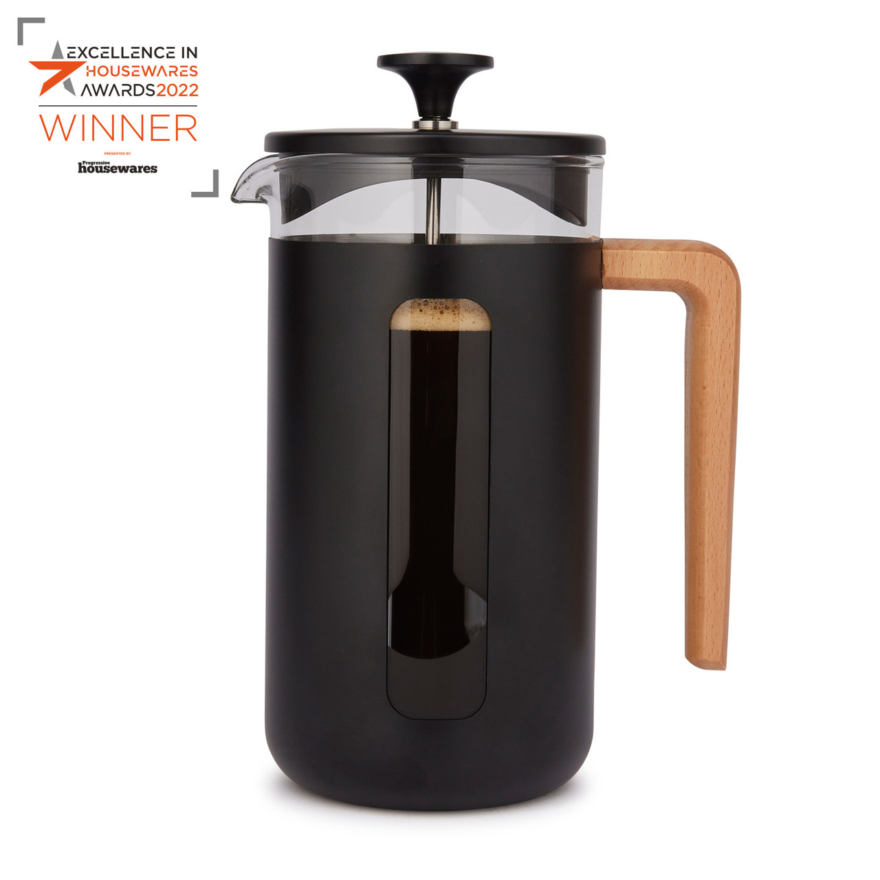 La Cafetière Pisa Cafetiere, 8-Cup, Black