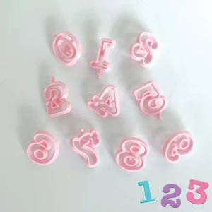 Cake Craft Number Stamps/Cutters