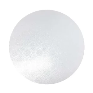 6mm MDF Round Cake Board - White - 30cm/12in